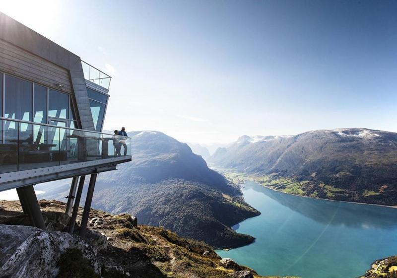 Leilighet Loft Visnes Stryn Bagian luar foto