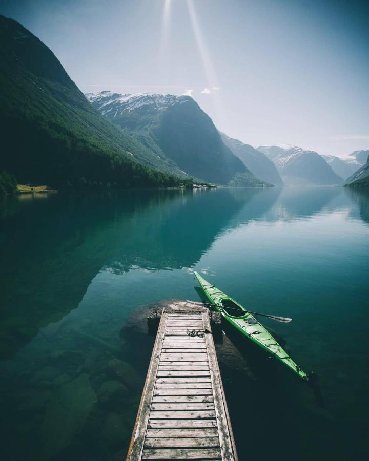 Leilighet Loft Visnes Stryn Bagian luar foto